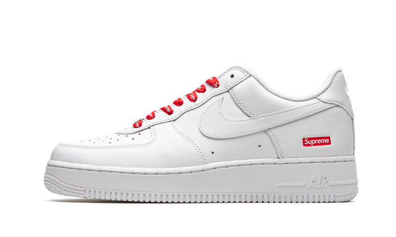 Supreme x Nike Air Force 1 Low 'Mini Box Logo' – CU9225-100 | White AF1 Low with Supreme Box Logo Detailing