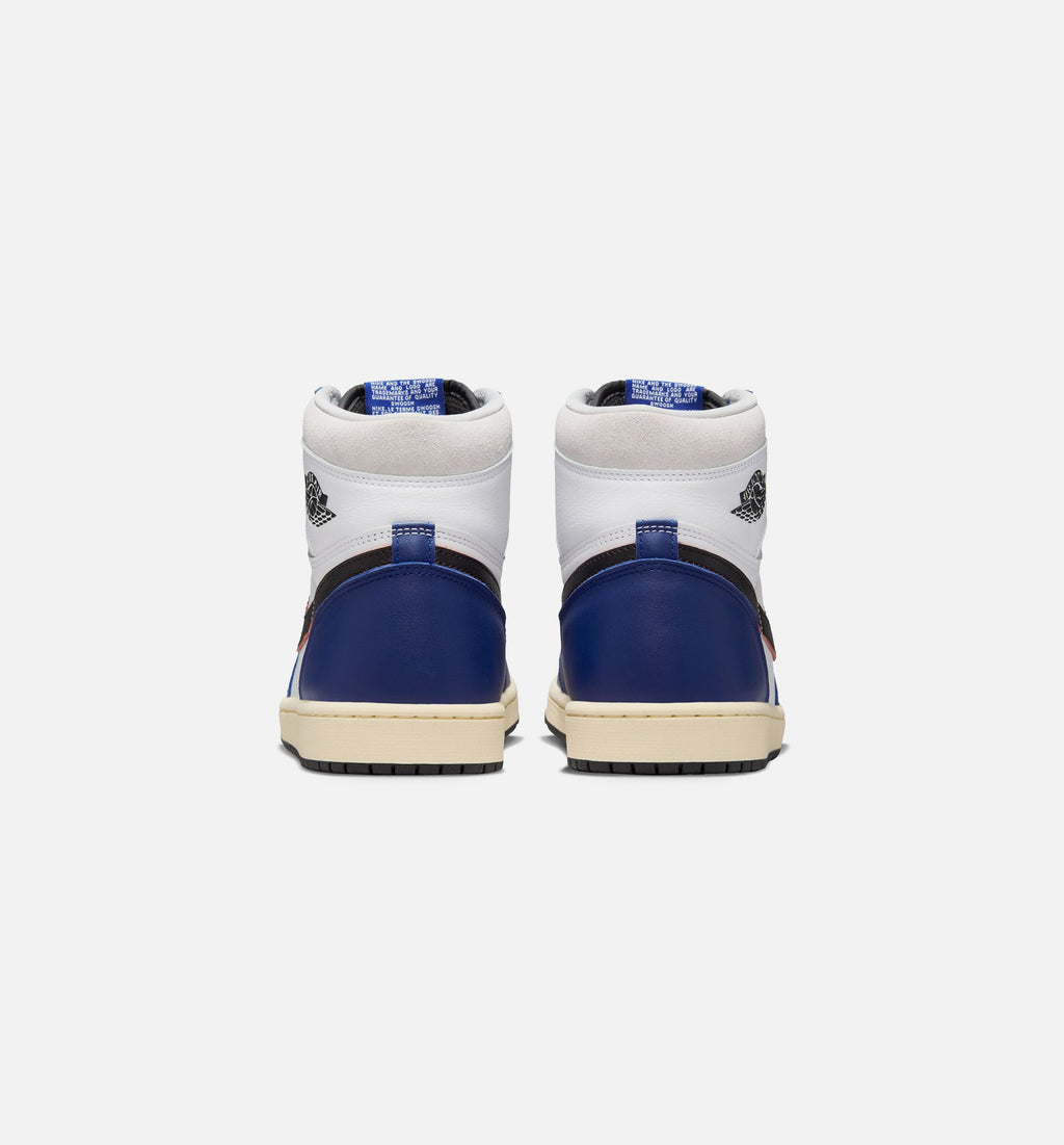Air Jordan 1 Retro High OG Rare Air Deep Royal Blue Men's Lifestyle Shoes - White/Black/Neutral Grey/Deep Royal Blue